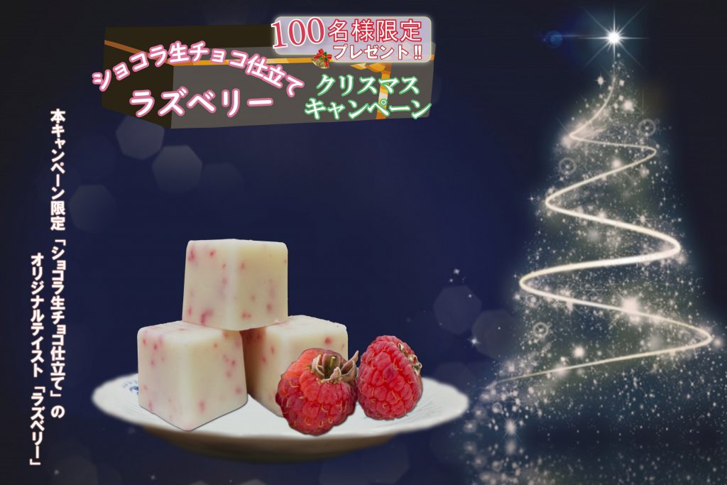ショコラ生チョコ仕立てラズベリー100名様限定プレゼント クリスマスキャンペーン を実施しました 高岡食品工業